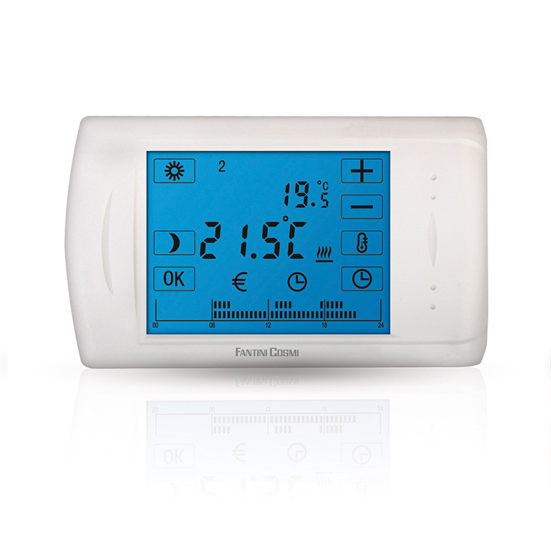 C804 Touchscreen daily/weekly programmable thermostat - FantiniCosmi