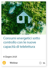 Consumi energetici sotto controllo con le nuove capacità di telelettura
